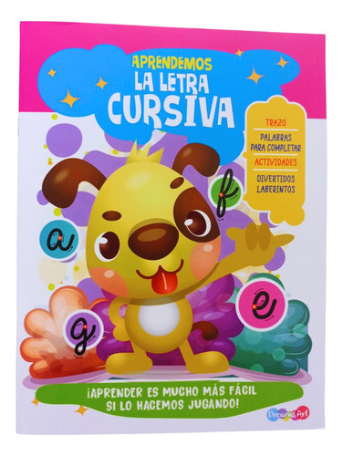 Aprendemos La Letra Cursiva, Aprendamos Jugando, Dreamsart.