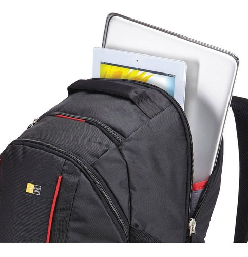 Mochila Case Logic Evolution Notebook 15 | Negro | Color negro | Color negro | Diseño de tela lisa