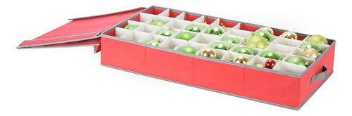 Caja De Almacenamiento De Bolas De Navidad Con 40 Compartime