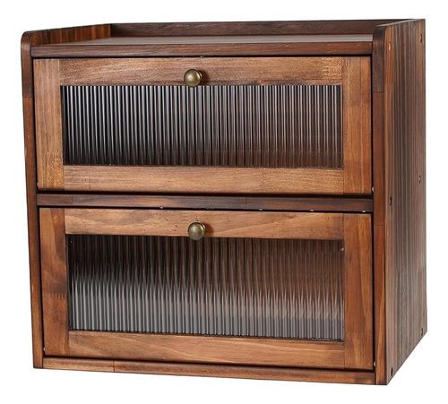 Caixa De Pão De Duas Camadas Para De Cozinha, Recipiente De