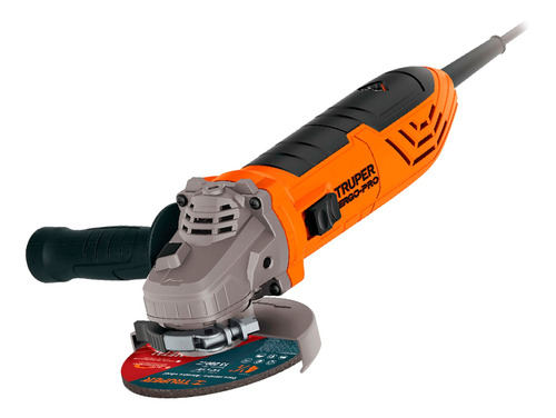Imagen 2 de 2 de Esmeriladora angular Truper Ergo-Pro ERGO-4590 de 60 Hz naranja 900 W 127 V Llaves