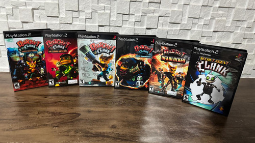 Coleção Ratchet Clank Para Ps2 ( 6 Jogos )