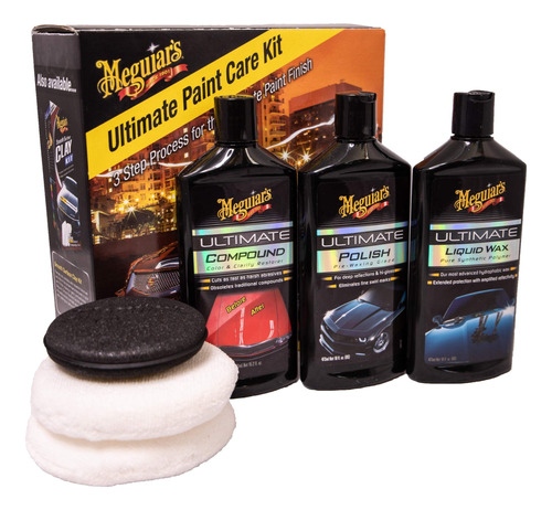 Meguiar's Ultpckiteu Ultimate Kit De Cuidado De Pintura: Pro