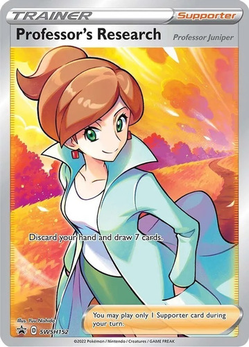 Professor's Research - Swsh152 - Full Art Ultra Rara