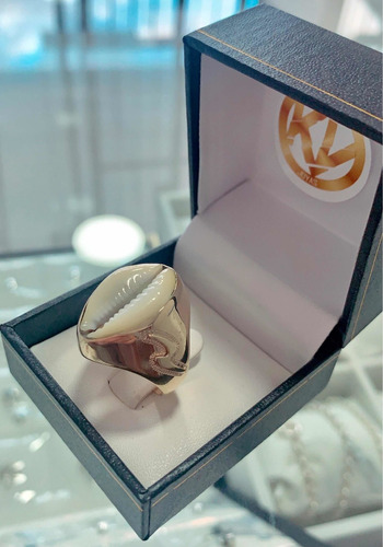 Anillo Oro 9 K Con Buzio (solo Por Pedido A Medida)