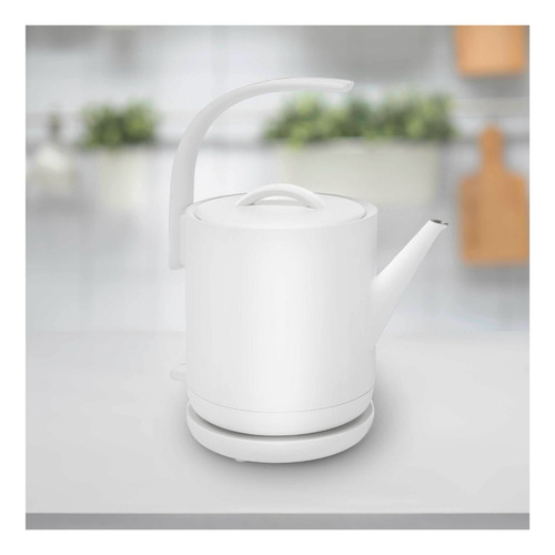 Hervidor eléctrico Chefwave de 25 onzas, blanco, para verter agua caliente, ideal para café o té