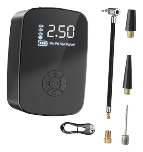Inflador De Neumáticos Portátil Con Compresores De Aire