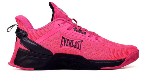 Tênis Everlast Climber Pro Feminino Training Rosa E Preto