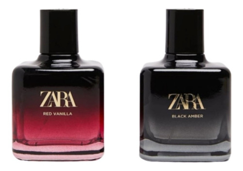 Perfume Zara Red Vanilla 100 Ml + Zara Black Amber 100 Ml