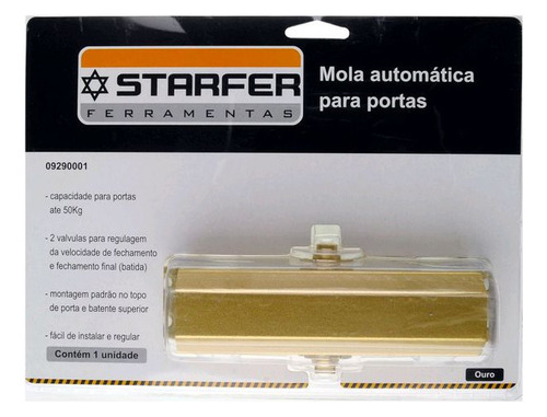 Mola Porta Automática Hidráulica Ouro 50kg Starfer 09290001