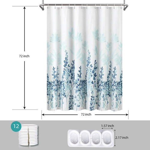 Cortina De Ducha Set Baño Tela Cortinas De Otoño Impermeable