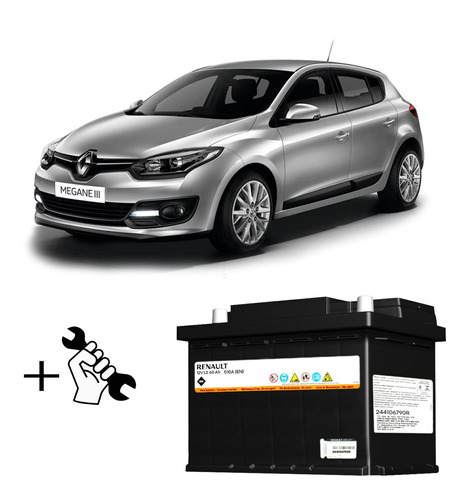 Bateria 60 Amp 12v Renault Megane Con Instalacion