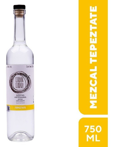 Mezcal Tepeztate Cordón Cerrado 30 Años 750 M.l.