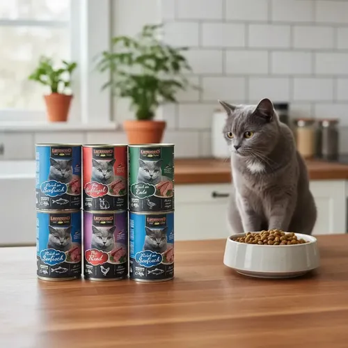 Alimento Húmedo para Gatos Leonardo Pack 6 Latas Multisabor 400g