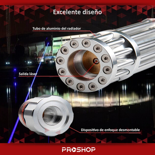 Puntero Laser Quema Azul Mejor Que Verde Mas De 4000mw Modelo Nuevo