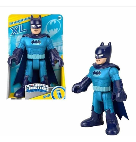 Batman Xl Imaginext Dc Super Friends Azul