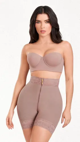 comprar Faja Colombiana Ann Chery Short Alto Cierre 1104