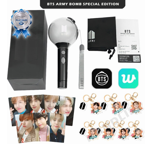 Bts Army Bomb Ver.4 Lightstick Aplicación Original Lámpara