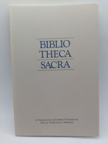 Bibliotheca Sacra Volume 144 Number 574 April - June 199 Ccq