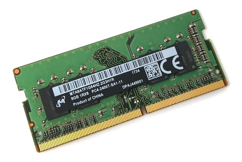 Memoria Ram Micron 8gbpc419200 2400mhz Mta8atf1g64hz-2g3h1r 