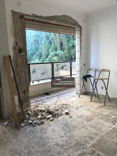 Imagem 7 de 12 de Flat Com 1 Dormitório À Venda, 43 M² Por R$ 190.000,00 - Itararé - São Vicente/sp - Fl0010