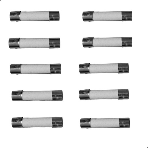 10x Fusível Microondas Electrolux 20a 127v Mef41 Mec41 Mef33