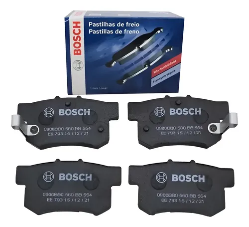 Pastilha De Freio Traseiro Civic 1.6 G6 Civic 1.8 2.0 G8 G9
