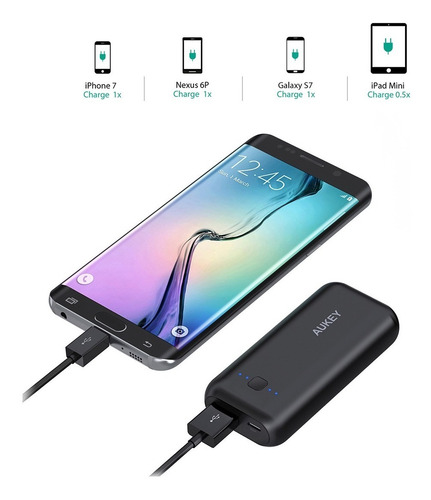 Batería Portátil Pb-n41 Pocket 5000mah Aukey