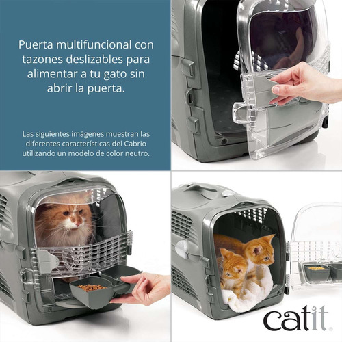 Cat It Cabrio Kennel Moderno Transportador Para Gatos Azul