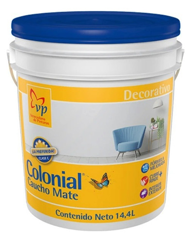 Pintura Vp Colonial Mate Cuñete 4g