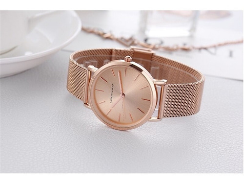 Reloj Para Mujer De Pulsera De Lujo De Marca De Acero