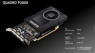 P2000 Pg410 5gb 160bit Gddr5 Nvidia Quadro Pe 3.0 X 16 Gpu