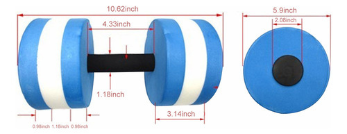 Manoplas Acuáticas 2pcs.ejercicio En Agua.fitness.braz