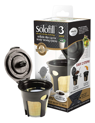 Sfilk3gold - Solofill K3 Gold Cup 24k Taza De Filtro