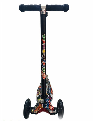 Imagen 3 de 10 de Monopatin 4 Ruedas Reforzado Luces Grafitti Pce 5870 Bigshop