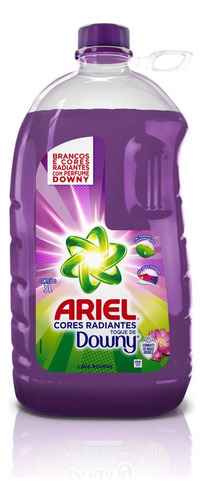 Sabão Líquido Cores Radiantes Toque De Downy 3 Litros Ari