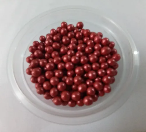 Perlas Rojo Escarlata Dulces X 50 Grs Repostería