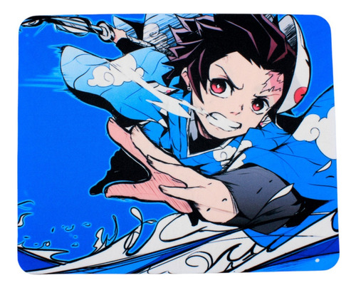 Mouse Pad - Tanjiro Agua - Tapete Ratón - Demon Slayer Anime