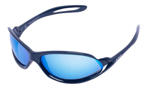 Óculos de sol SPY 39 Open Standard armação de náilon cor azul-royal, lente azul de polímero clássica, haste azul-royal de náilon