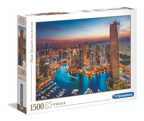 Puzzle Rompecabeza Dubai Marina X 1500 Piezas Clementoni 