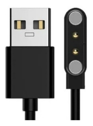Cable de carga USB para P68, P70 Pro, P80, 2 pines, magnético, color negro