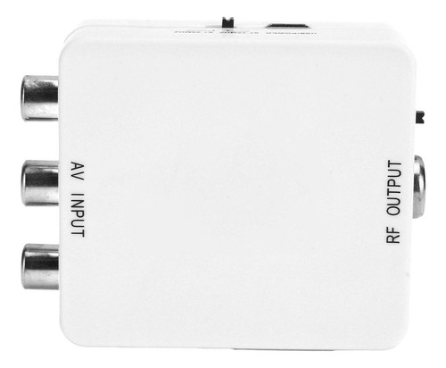 Adaptador De Vídeo Av Para Rf Mini Áudio E Vídeo De Alta Def