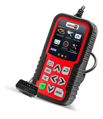 Escáner Automotríz Obdii Cj250 Injectronic