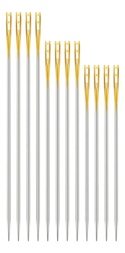 12 Piezas De Aguja De Enhebrado Automático, Aguja De Coser,