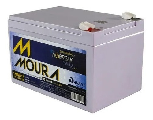 Imagen 1 de 3 de Bateria Moura 12v 12ah - Gel Vrla, Alarma