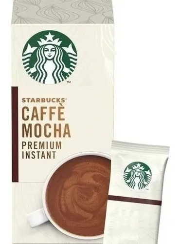 Café Starbucks Premium Instant Caffè Mocha Com 4 Sachê 88g