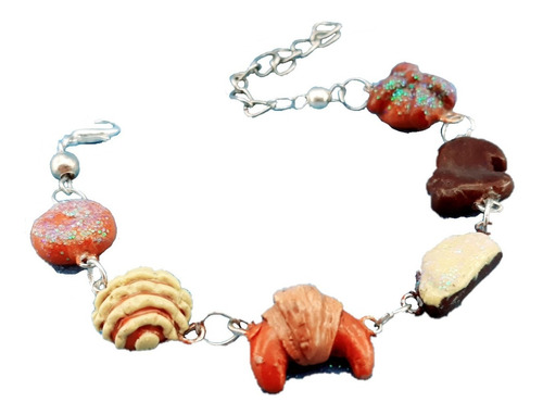 Pulsera Artesanal Pan De Dulce Dama Caballero C/envío