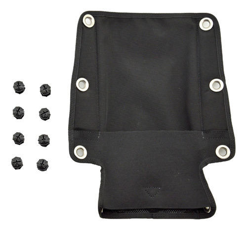 Almohadilla De Placa Posterior De Buceo Suave Con Tornillos