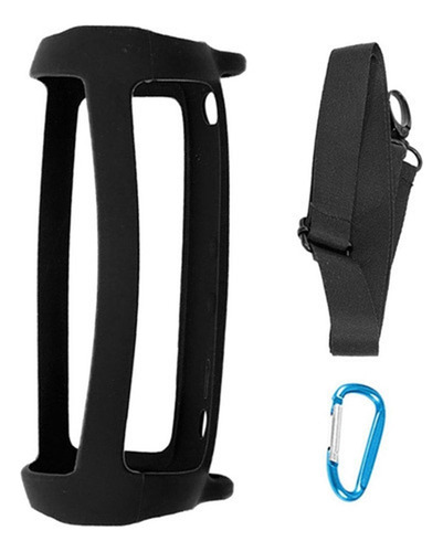 A Bocina Bluetooth Resistente Al Agua Con Cubierta De Negro