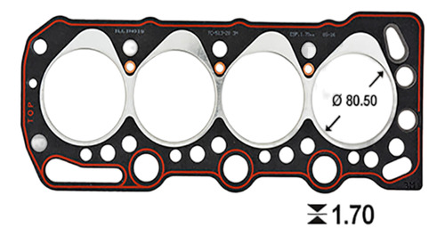 Junta Tapa De Cilindros Illinois Chevrolet Corsa 1.7 D 3 M